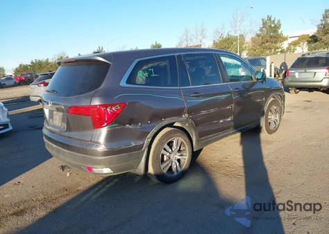 2017 Honda Pilot Ex-L из США, поврежденный, VIN 5FNYF5H58HB030861